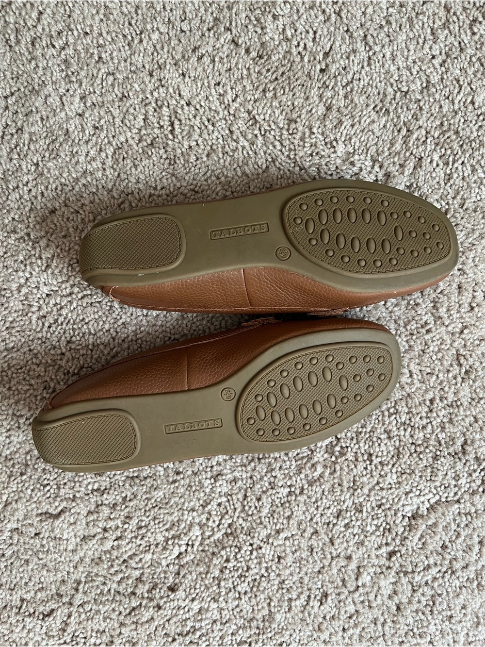 NWOT Talbots Brown Leather Tassel Loafers 6.5 - Picture 6 of 7